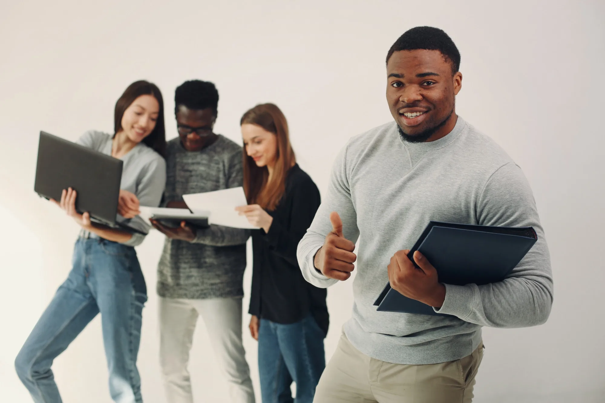 Top Universe team members collaborating
